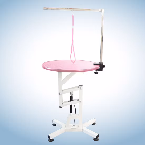 Table de toilettage d'hôpital vétérinaire vétérinaire réglable pour petits animaux de compagnie Table de toilettage pour animaux de compagnie en métal à vendre pour chiens