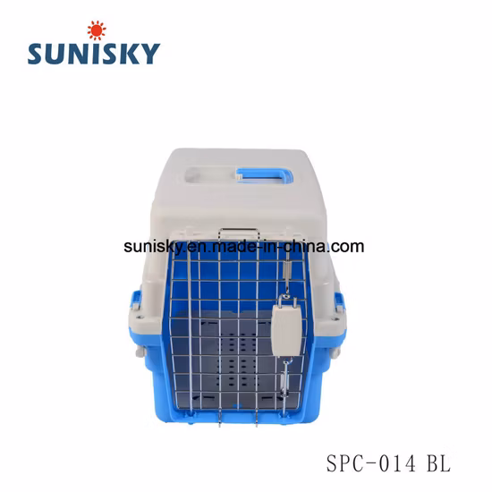 Produit pour animaux de compagnie Pet Carrier Transport aérien Cages pour animaux de compagnie pour les voyages et l'extérieur Spc